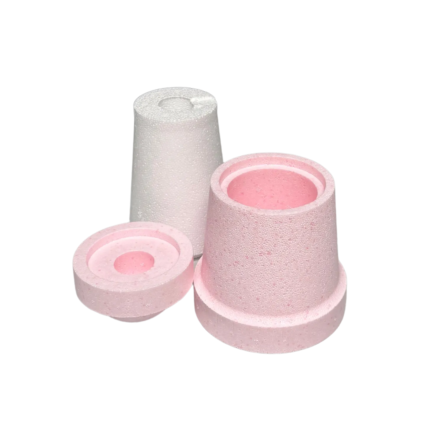 Leuchtturm rosa-weiß - Sektflaschenkühler_08003_